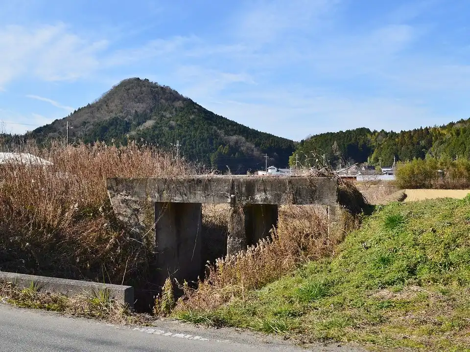 弥十郎ヶ岳の神社の山（遠景）（イメージ写真）